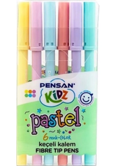Pensan Keçeli Kalem Pastel 6lı - 2 Paket