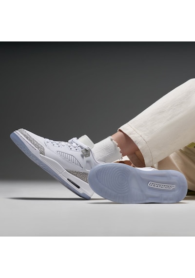 Nike Air Jordan Sipizike Low Gs Kadın Ayakkabı-sportxoutlet Beyaz - Gri