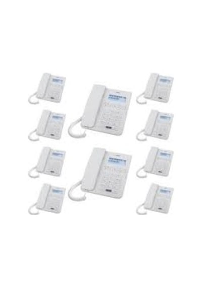 10 Adet Siyah Karel TM145 Masaüstü Ofis Telefon Seti