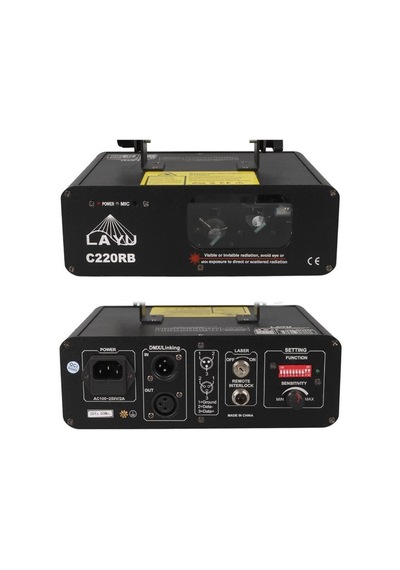 Layu C220rb Kırmızı-mavi Çift Renk Beam Efekt Lazeri Beyaz - Beyaz Işık