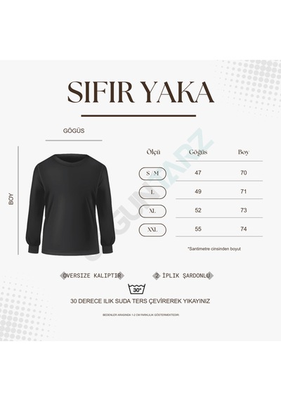 Uyguntarz Unisex Happycherry Tasarım Basklı Sweatshirt Gri