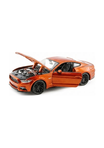 Maisto  Lisanslı Metal Ford Mustang GT 2015 1:24 Kapısı ve Kaputu Açılabilir Oyuncak Model Araba