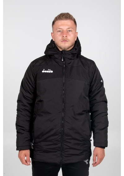 Diadora Alto Anorak Uzun Mont Siyah