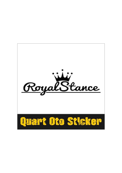 Royal Stance Oto Sticker, Araba Sticker (244453167)