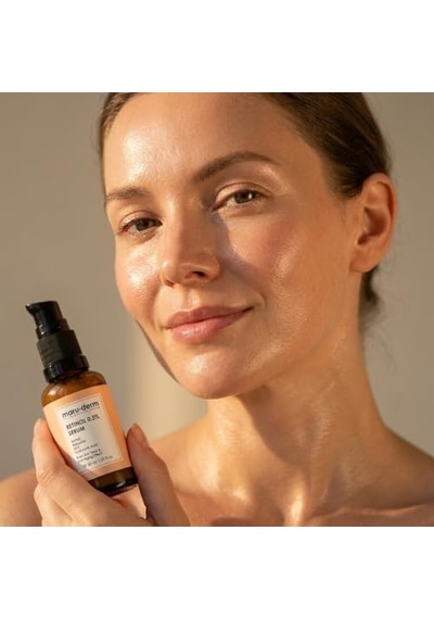 Maruderm Retinol%0.3 Su Bazlı Cilt Yenileyici Bakım Serumu Bakuchiol, Q10 & Yeşil Çay İle İnce Çizgi Karşıtı, Aydınlatıcı Yüz Serumu, 30 Ml