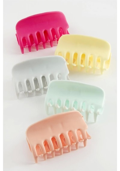 Düz Renkli Mandal Toka 6 Cm Pembe