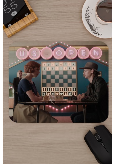 The Queen's Gambit V5 22x18 Gaming Kauçuk Kaymaz Taban Mouse Pad Fare Altlığı