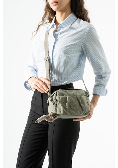Baginn Klinkır Hafif Yağmur Geçirmez Kadın Postacı Çanta Çok Cepli 20 15 Cm Omuz Çantası 571 Collection Bej