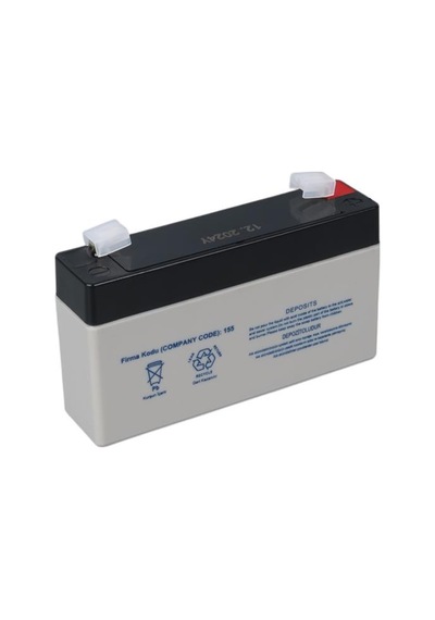 Yokohama Yh-61.3 6 Volt - 1.3 Amper Akü 98x25x52 Mm Çok Renkli