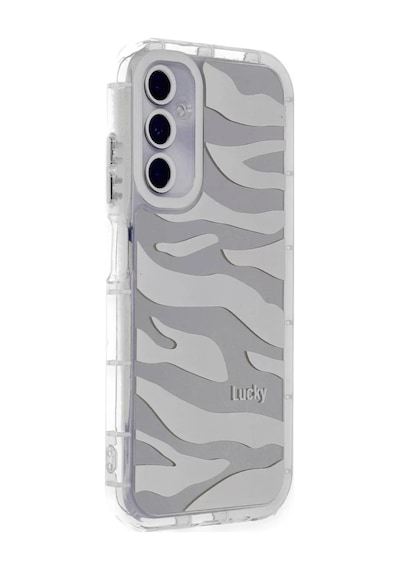 Newface Samsung Galaxy A05s Kılıf Reflexion Desenli Kapak - Desen 10 Gri