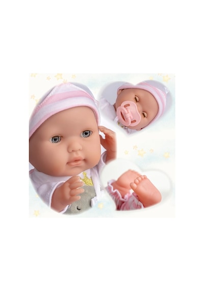 Berenguer Oyuncak Bebek 38 Cm - Pembe Ve Aksesuar Seti