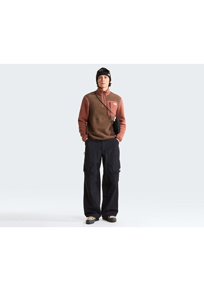 The North Face M Yumıorı 1/4 Zıp Erkek Outdoor Çeyrek Fermuarlı Polar Üst Nf0a883suh01 Kahverengi
