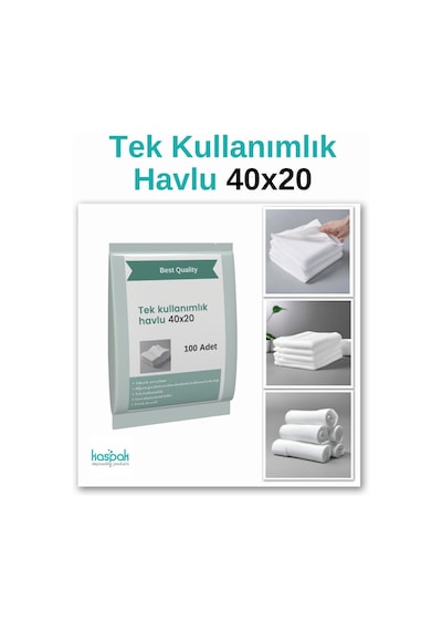 Tek Kullanımlık Havlu-40x20-100 Adet