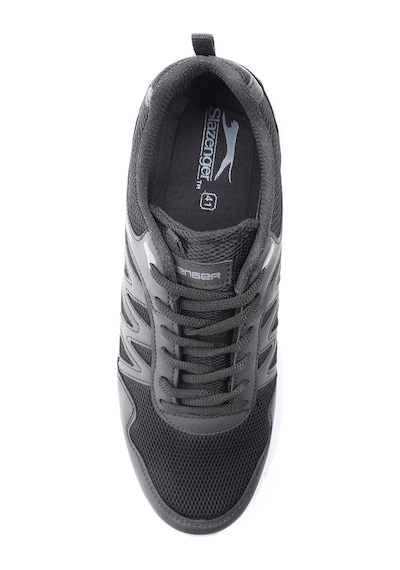 Slazenger A-BOUT I Erkek  Siyah / Koyu Gri Koşu & Yürüyüş Spor Ayakkabısı