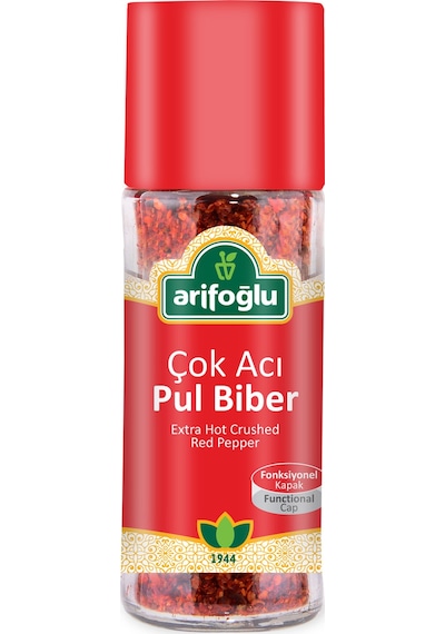 Arifoğlu Pul Biber Acı Kırmızı Cam 50 G