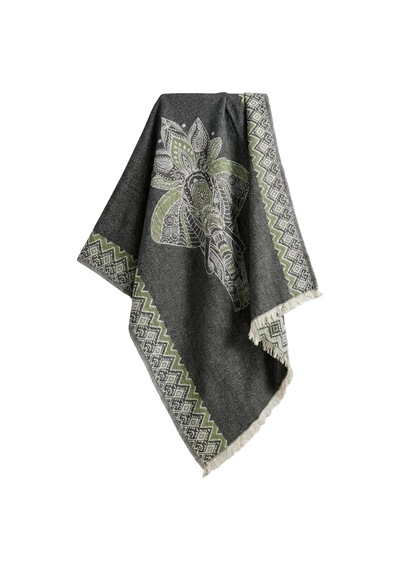 Green-black Elephant Peştemal Sarı
