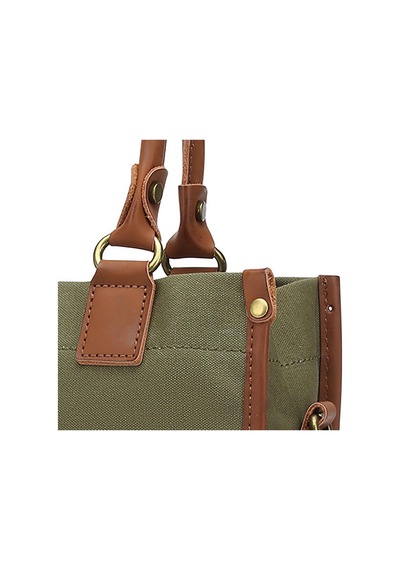 Kanvas Kumaş Kadın Çantası Elden Tutmalı Smart Bags 1333 Haki