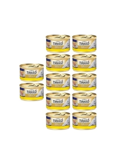 12 X 85 G Tavuklu Yetişkin Kedi Konservesi, Kıyılmış