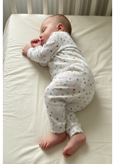 Aden Kids Raporlu Kumaş Desenli Çocuk Pijama Takımı Laci