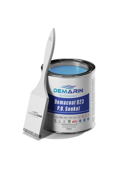 Demarin 923 Çift Bileşenli Poliüretan Havuz Boyası Mavi 1 Kg