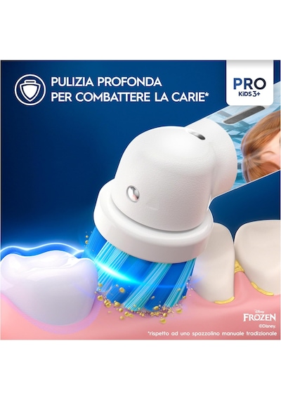 Oral-b Vitality Pro Frozen Özel Seri Çocuklar İçin Şarj Edilebilir Diş Fırçası Ve Seyahat Kutusu Şarjlı