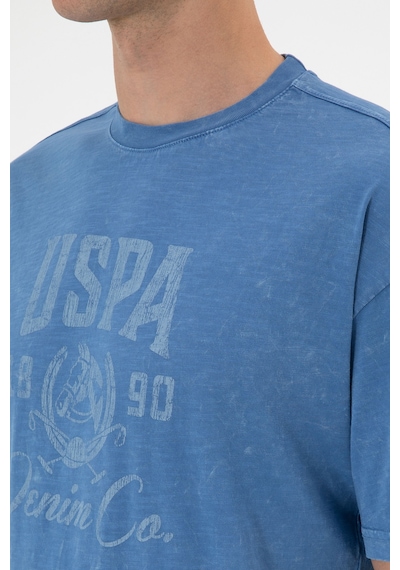 U.s. Polo Assn. Erkek İndigo Tişört 50300228-vr028 Indigo