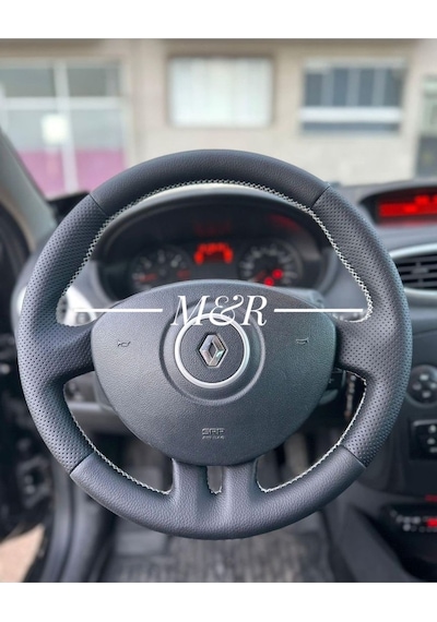 Renault Clio 3  Kaplama Deri Direksiyon Kılıfı