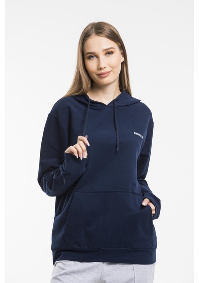 SPR21K61Baskılı Kapş.Kanguru Cepli Sweatshirt