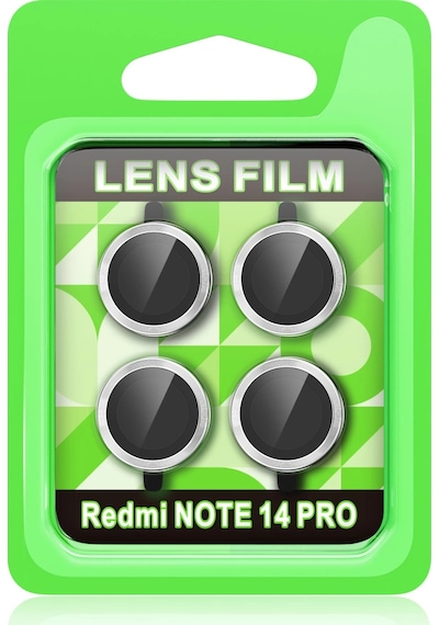 Xiaomi Redmi Note 14 Pro 5g Raze Metal Kamera Lens - Gümüş