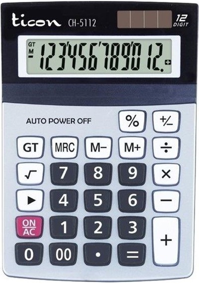 Ticon Hesap Makinası 12 Haneli CH-5112