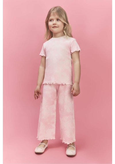 Defacto Batik Fitilli Kaşkorse Tişört Kız Bebek H0679a526smpn171 Pembe-pn171