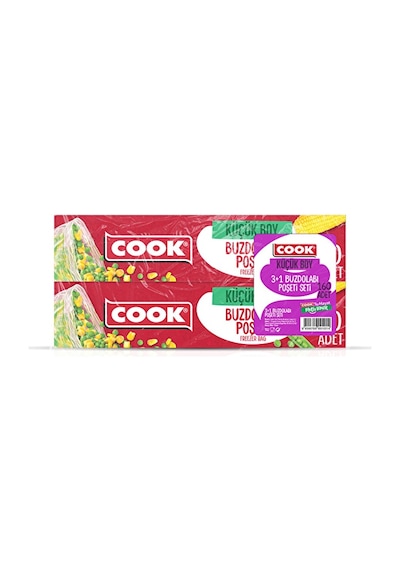 Cook Buzdolabı Poşeti 3+1 Küçük 160'lı