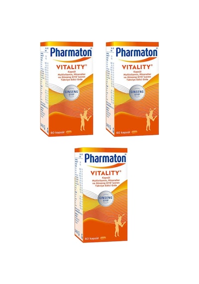 Pharmaton Vitality 60 Kapsül 3 Adet