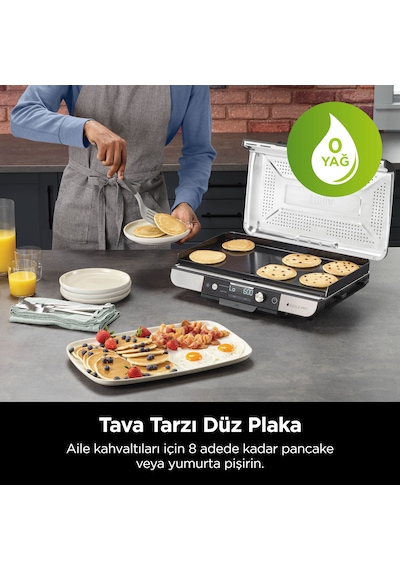 Ninja Sizzle Pro XL GX101EU Indoor Grill Izgara Makinesi