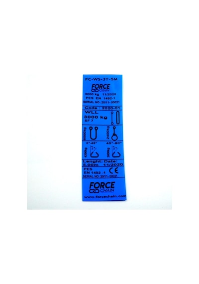 Polyester Gözlü Sapan 3Ton 5Mt