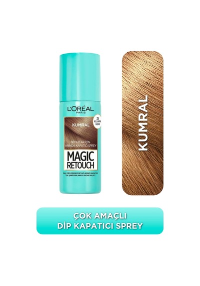 L'oreal Paris Magic Retouch Beyaz Dipleri Kapatıcı Sprey 75 Ml - Kumral