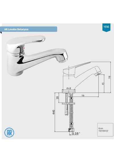 Ar Lucıa Lavabo Bataryası