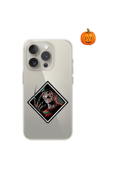 Dali Design Apple Uyumlu iPhone 12 Pro Max Şeffaf Kılıf Horror 2 Tasarımlı