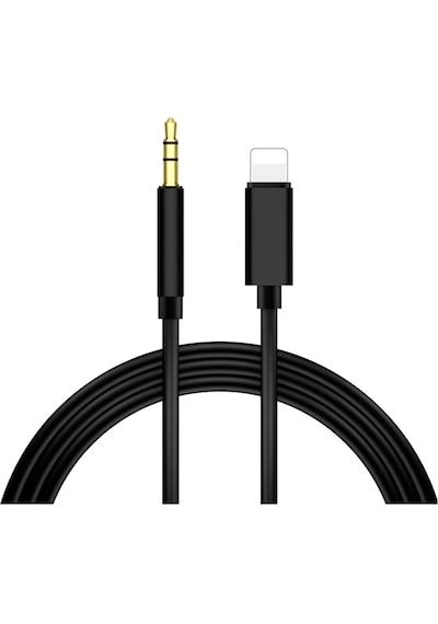 Apple iPhone Uyumlu Aux Kablosu Lightning To 3.5mm Jack Çevirici Dönüş