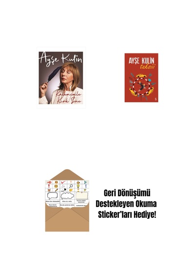 Kalemimle Kırk Sene Ciltli + Taksiii + Okuma Sticker'ları
