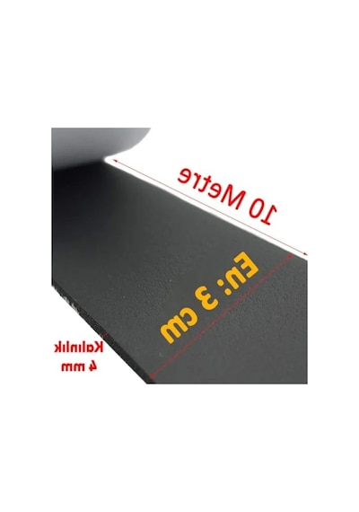 10 Metre Yapışkanlı Ses Ve Isı Yalıtım Bandı, 30 Mm Genişlik
