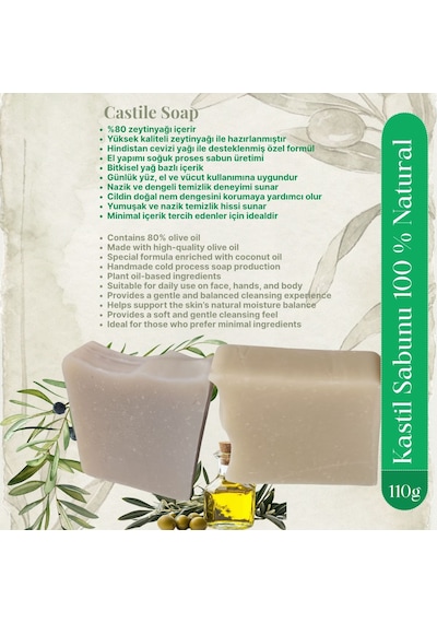 Seçkin Trend Doğal Kastil Sabunu 100 G