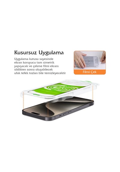 İphone 11-xr Uyumlu Kolay Uygulama Aparatlı Siyah Çerçeveli Tam Kapatan Cam Ekran Koruyucu
