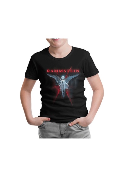 Lord Tshirt Rammstein - Rising Angel Siyah Çocuk Tshirt 001