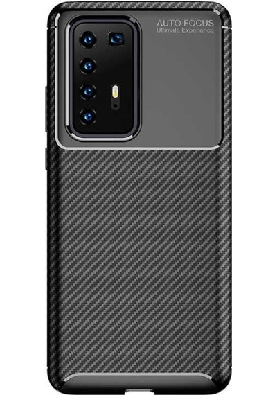 Huawei P40 Pro Kilif Karbon Silikon Case 433856358