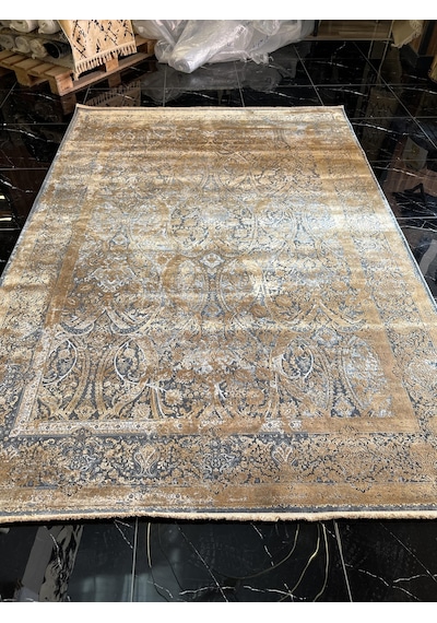 Elexus Halı Diamond 3775 Koyu Gri Bakır Salon Halısı