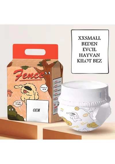 Evcil Hayvan Külot Bezi Xxs Beden Cırt Cırtlı Sızdırmaz Kedi Köpek Bezi Bx-316383