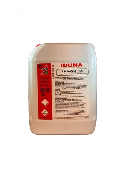 Iduna Tenox 16 Makine Ve Ekipmanlar İçin Kireç Ve Protein Çözücü Asidik Temizleyici 5 L