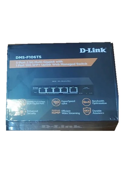 D-lınk Dms-f106ts 5+1 Port 10g Sfp+ Yönetilemez Swıtch