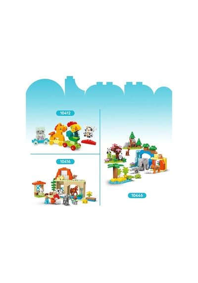 LEGO® DUPLO® Kasabası Vahşi Hayvan Aileleri: Penguenler ve Aslanlar 10442 - 2 Yaş ve Üzeri Küçük Çocuklar için Eğitici Oyuncak Yapım Seti (10P) LEGO® DUPLO® Kasabası Vahşi Hayvan Aileleri: Penguenler ve Aslanlar 10442 - 2 Yaş ve Üzeri Küçük Çocuklar için Eğitici Oyuncak Yapım Seti (10P)